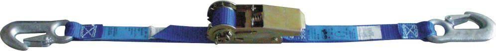 neutralna linia produktów Pas mocujacy z napinaczem 25mm 4m, 2-cz., z hakami karabin.