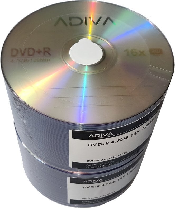 Adiva Adiva DVD+R 4.7GB 16x | szpindel 50 | 0155