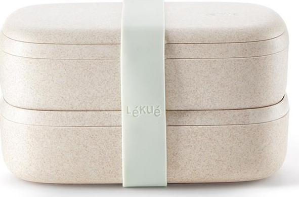 Lekue Lunchbox TO GO z przegródką ORGANIC / Lekue