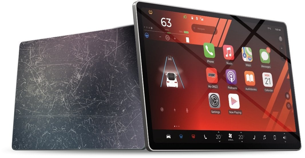 Folia ceramiczna GrizzGlass CarDisplay Protection do Audi RS3 8P Android Radio 2011-2012