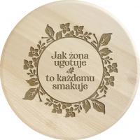 Deska do krojenia Koszulkowy do serwowania drewniana