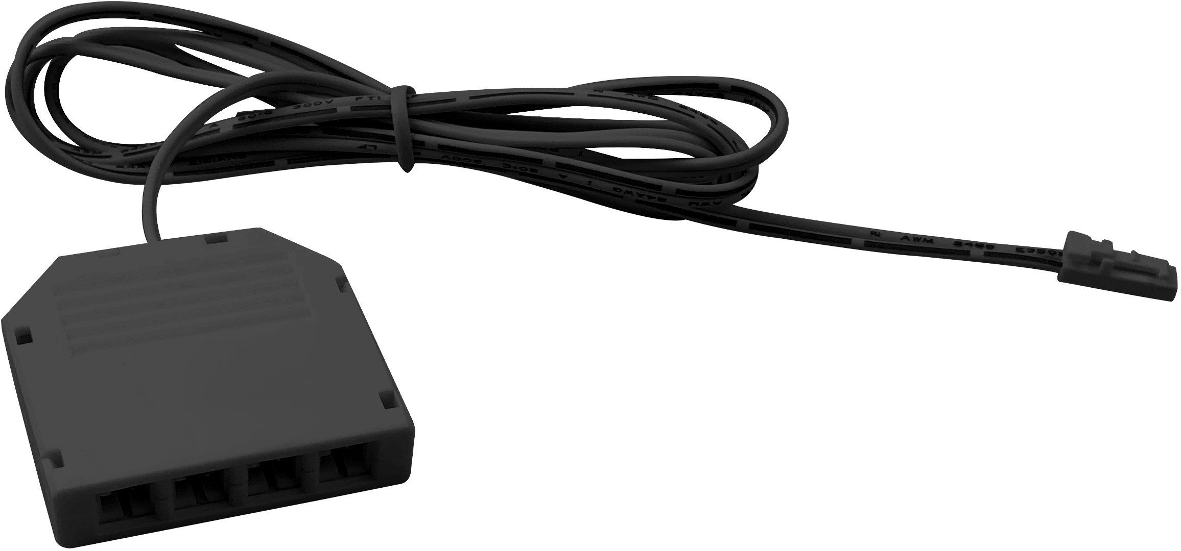 Rozdzielacz do lampek podszafkowych 4-gniazdowy z wtyczką