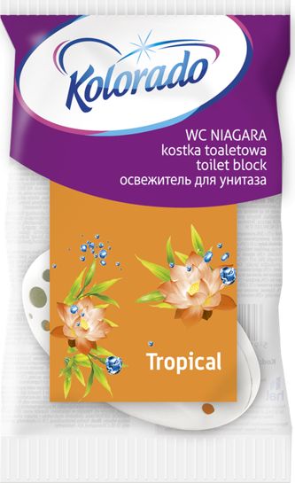 Kolorado Kostka toaletowa kolorado Niagara Tropikalna 35g uniwersalny