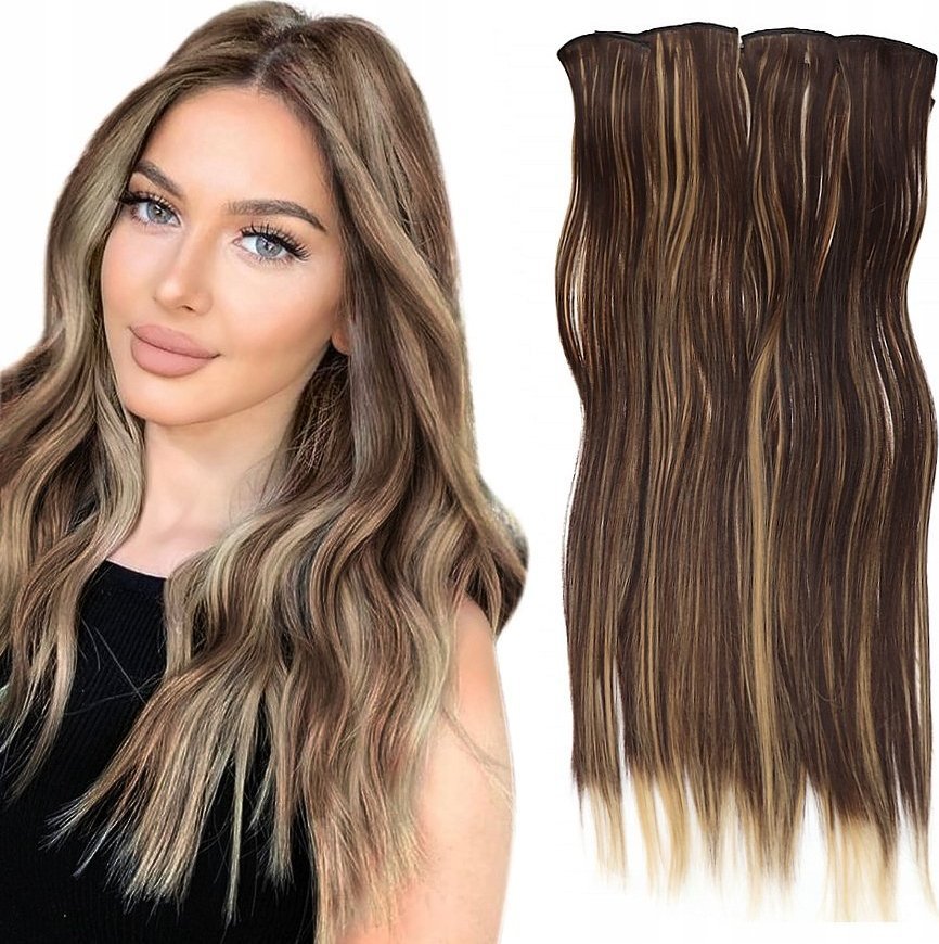Mawe DOCZEPIANE WŁOSY 60CM CLIPIN JAK NATURALNE BLOND