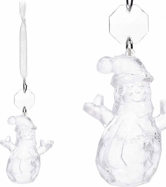 Springos Ozdoba świąteczna 10cm choinkowa zawieszka bałwanek UNIWERSALNY