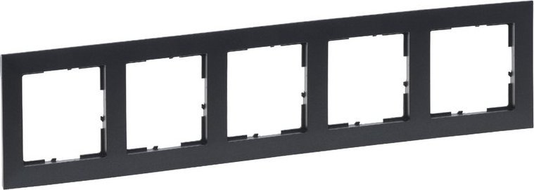 Legrand SUNO Ramka pięciokrotna ciemnoszara 721555