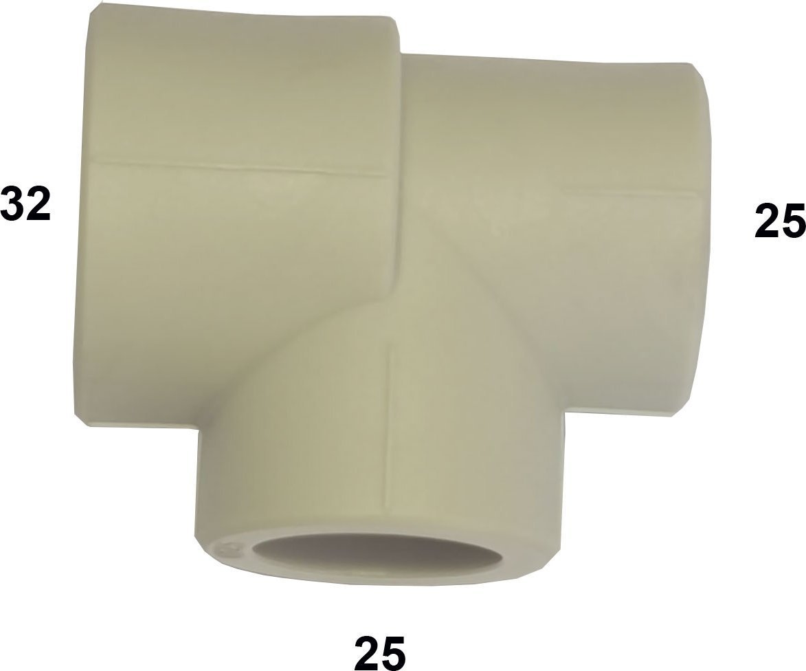 Trójnik redukcyjny PP-R - 32/25/25KAN-THERM