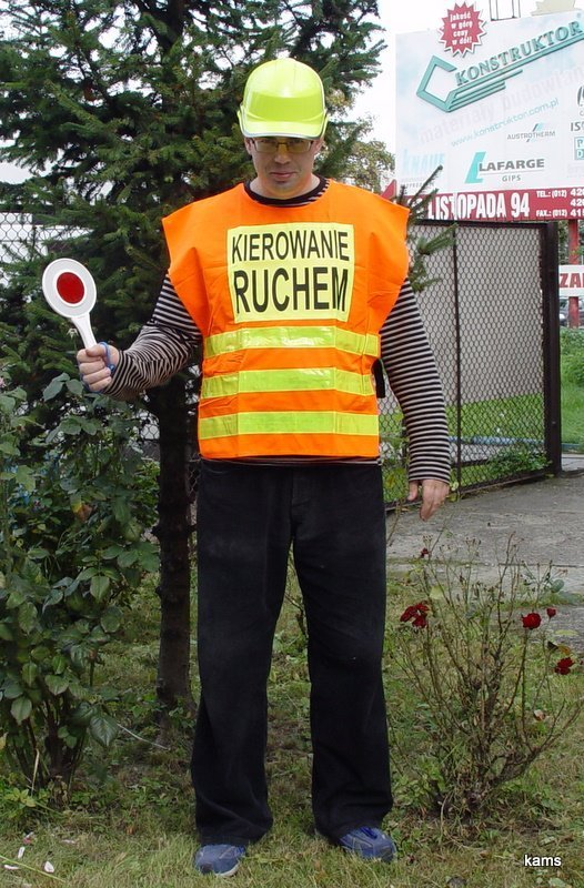 Narzutka kamizelka Kierowanie Ruchem