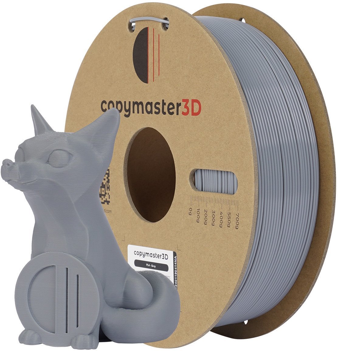 Copymaster3D PLA filament for 3D printer, 1.75 mm, gray