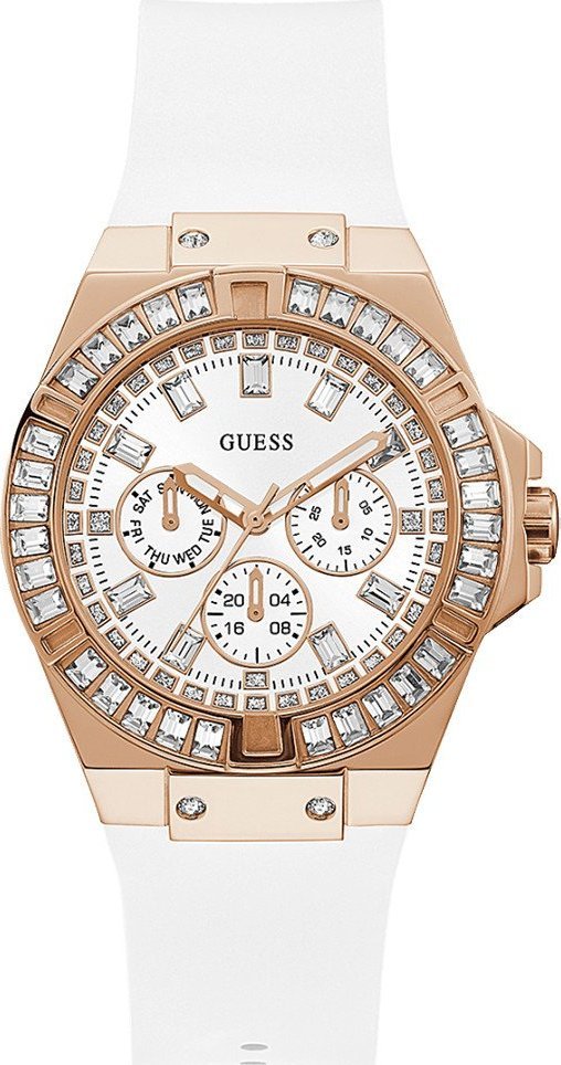 Zegarek Guess Zegarek damski Guess GW0118L4 CYRKONIE biały