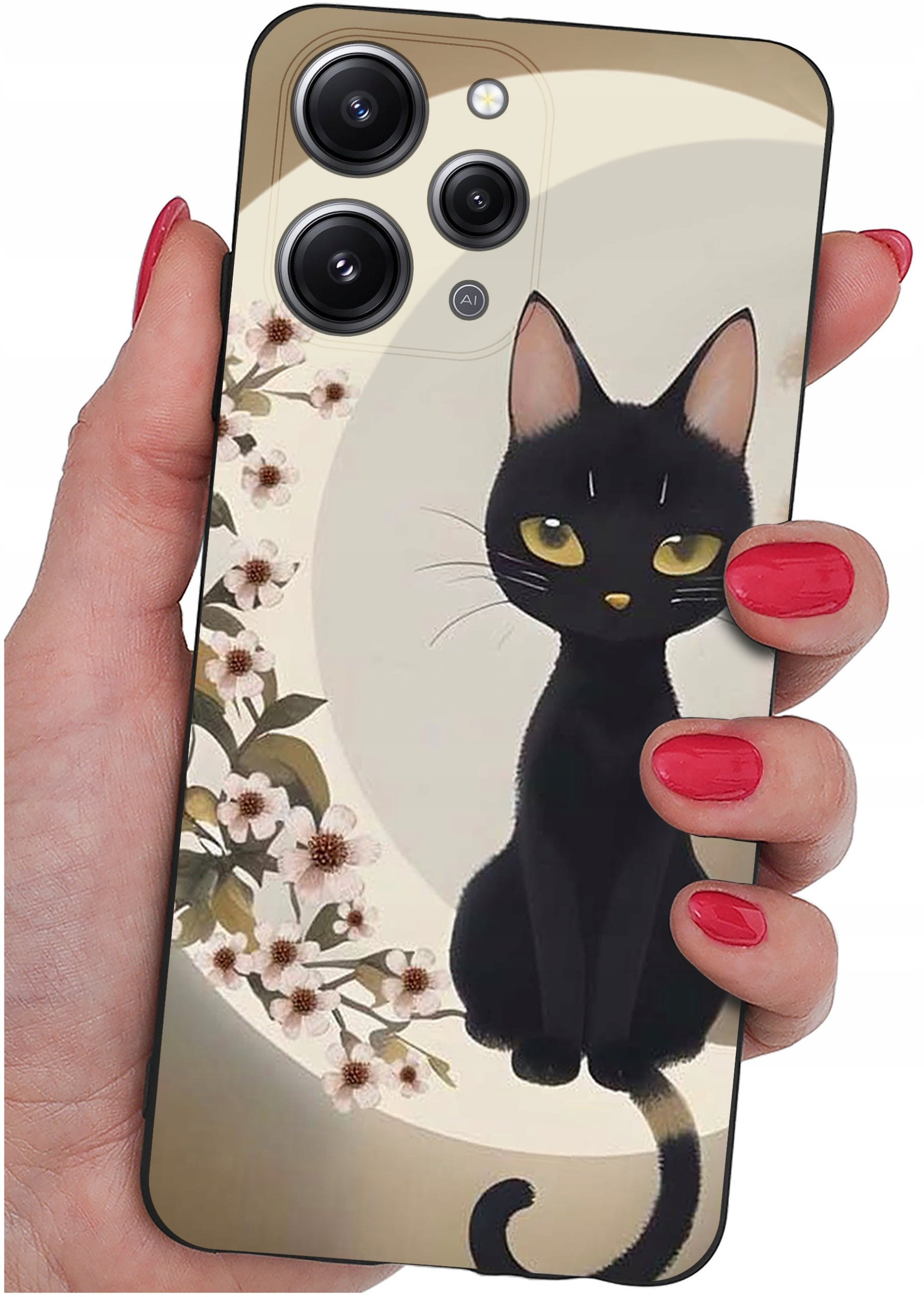 Etui do Xiaomi Redmi 12 4G WZORY |SILIKONOWE MATT CASE + SZKŁO 9H