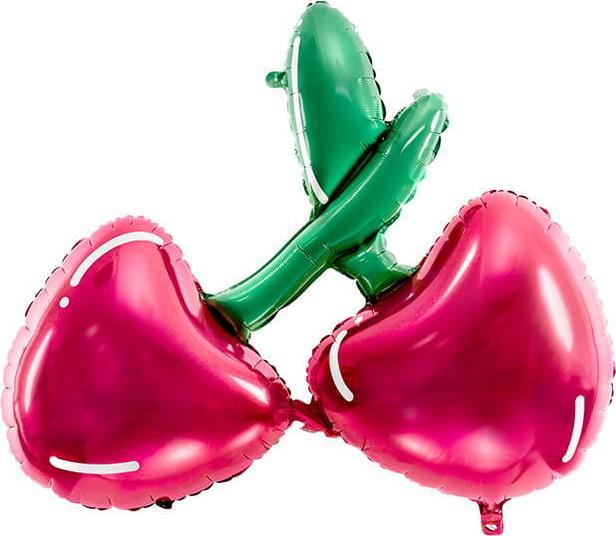 PartyDeco Balon foliowy Wiśnie, 88x73cm, mix one size