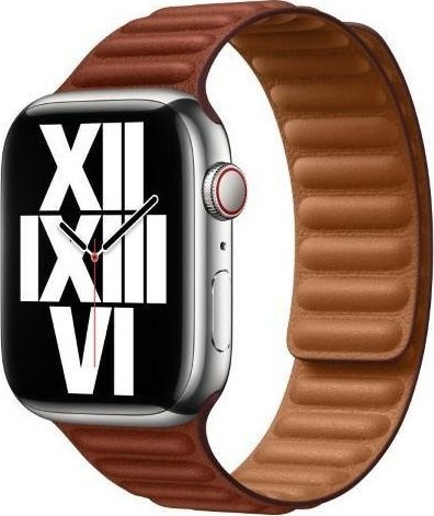 Apple Pasek Apple Watch MY972AM/A 38/40/42mm Leather Band brązowy/saddle brown (Large)
