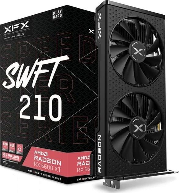 Karta graficzna XFX Radeon RX 6600 XT Speedster SWFT 210 8GB GDDR6 (RX-66XT8DFDQ)