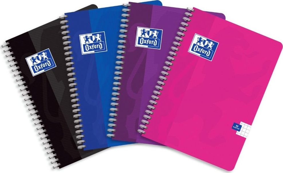 Oxford Kołozeszyt A4/100K kratka (5szt)