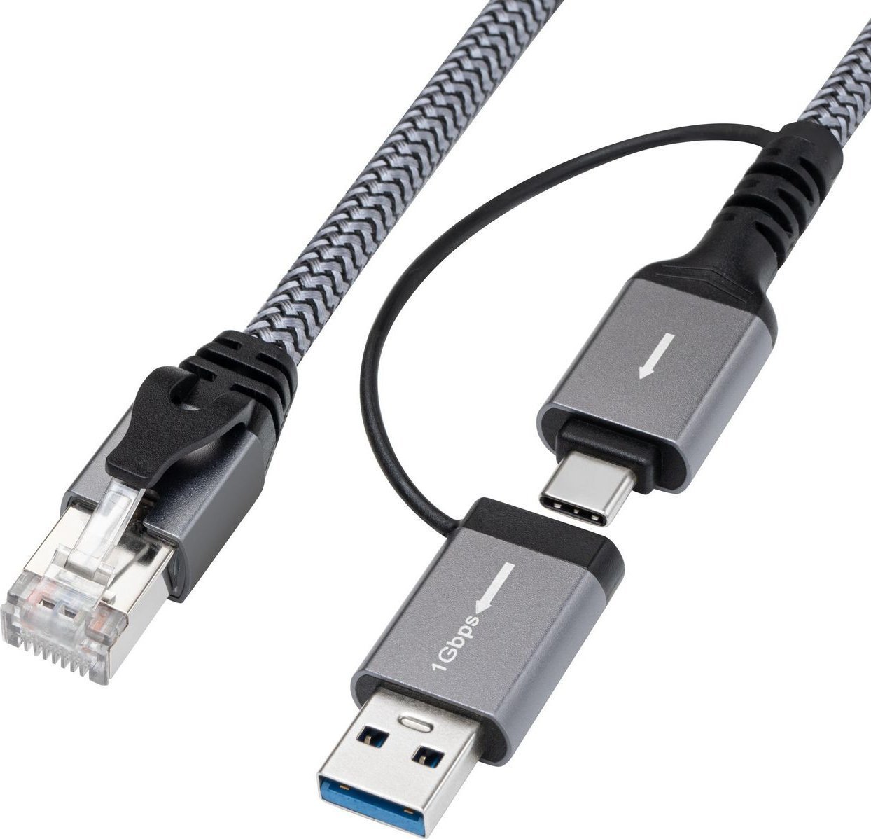 Adapter USB MicroConnect CAT6 FTP to USB A-C adapter