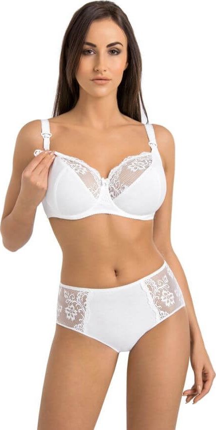 Teyli Biustonosz do karmienia Anastasia Mama biały 90G