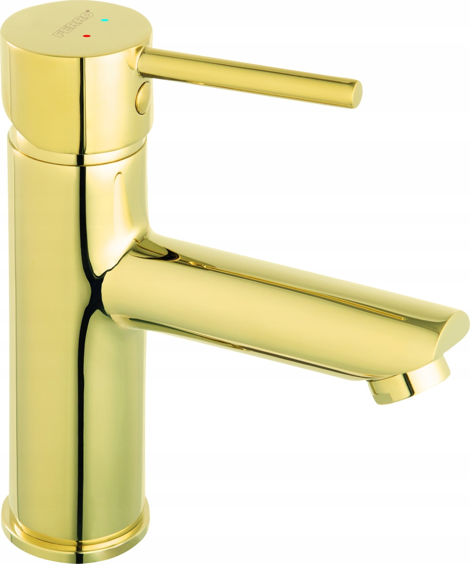 Bateria umywalkowa Ferro Ferro bateria umywalkowa stojąca FIESTA BRIGHT GOLD, złoty BFI2G