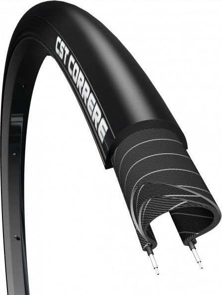 CST Opona CST CORRERE 700x23 C-1691 TR-CS341 120 TPI zwijana czarna wkładka antyprzebiciowa EPS uniwersalny
