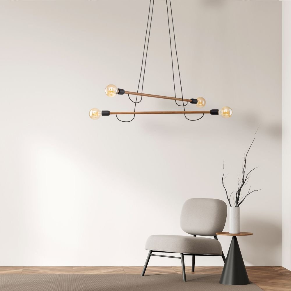 Lampa wisząca HELIX WOOD 4949 TK Lighting