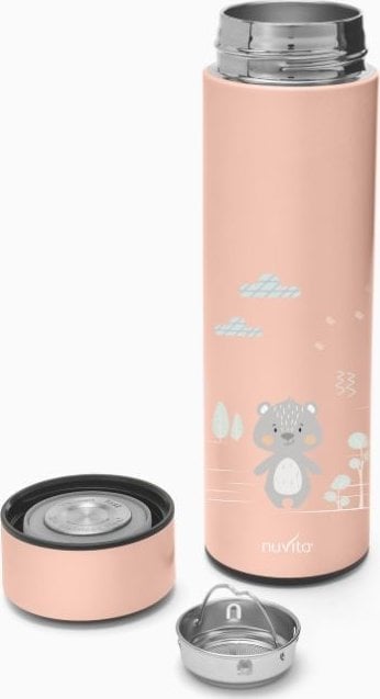 Nuvita Nuvita, Termos z czujnikiem temperatury, Łososiowy, 500 ml