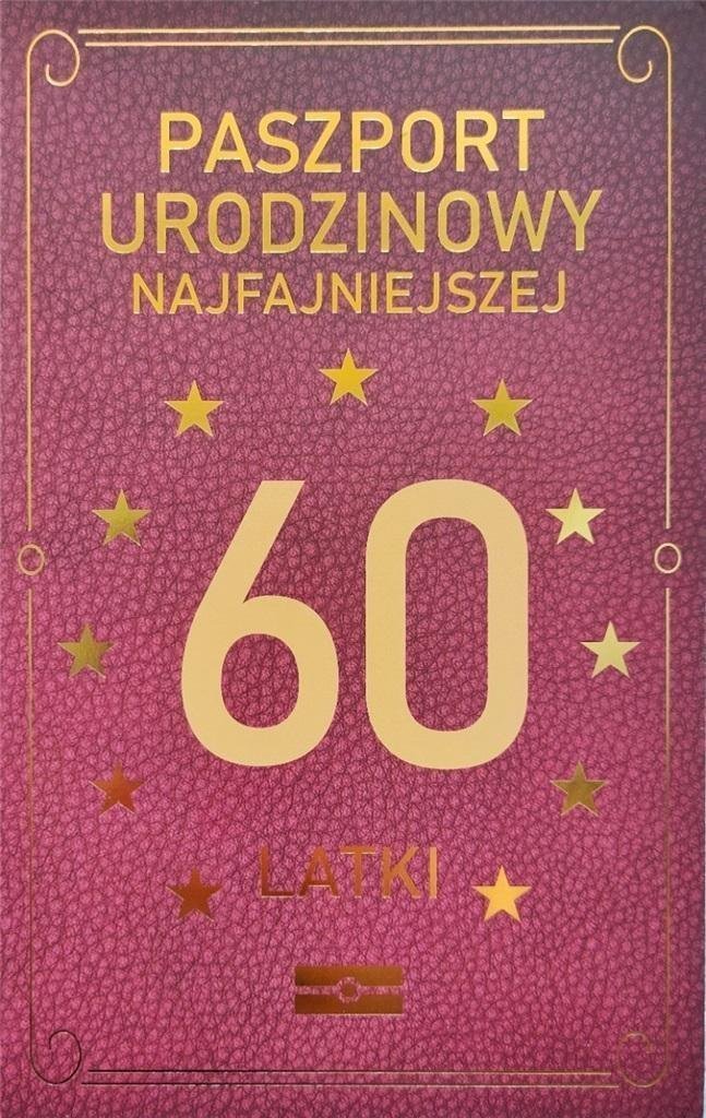 Yeku Karnet Urodzinowy 60 JCX - 042