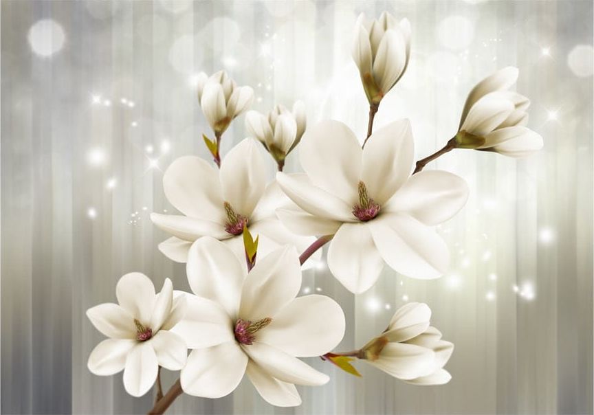 DecoNest Fototapeta - Kwiatowa nimfa - 300X210