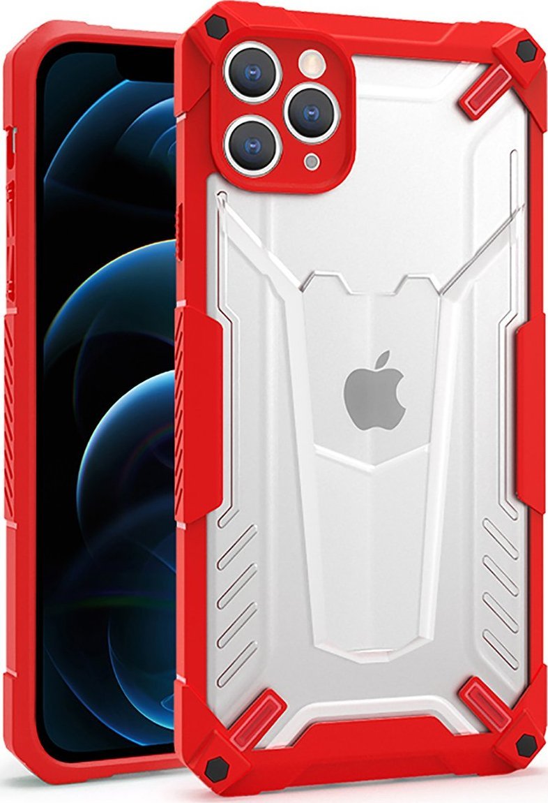 TEL PROTECT HYBRID CASE DO SAMSUNG GALAXY S21 CZERWONY