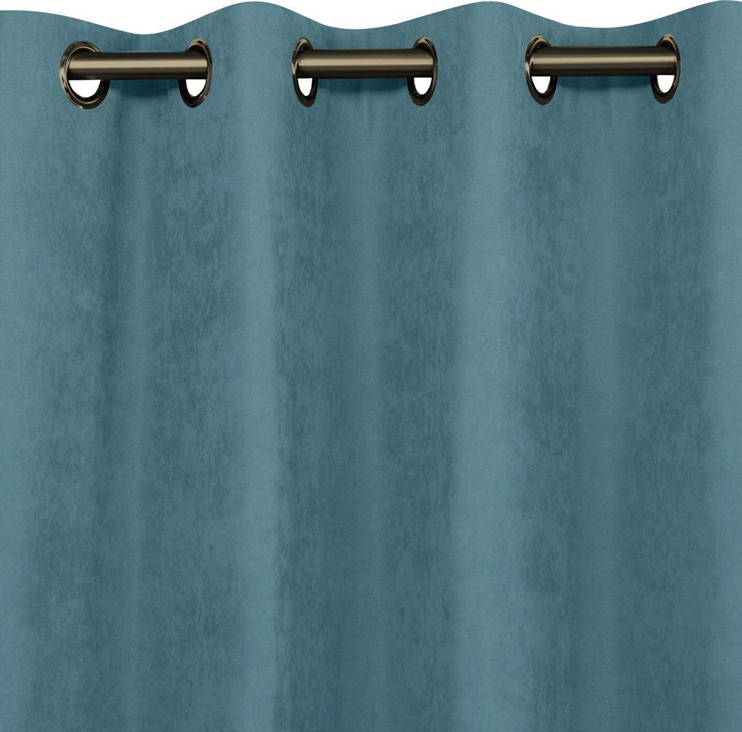 Homede Zasłona MILANA błękitny szenila 280x175 HOMEDE