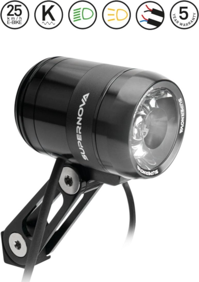 Supernova Lampka przednia SUPERNOVA V1280 E-bike 25