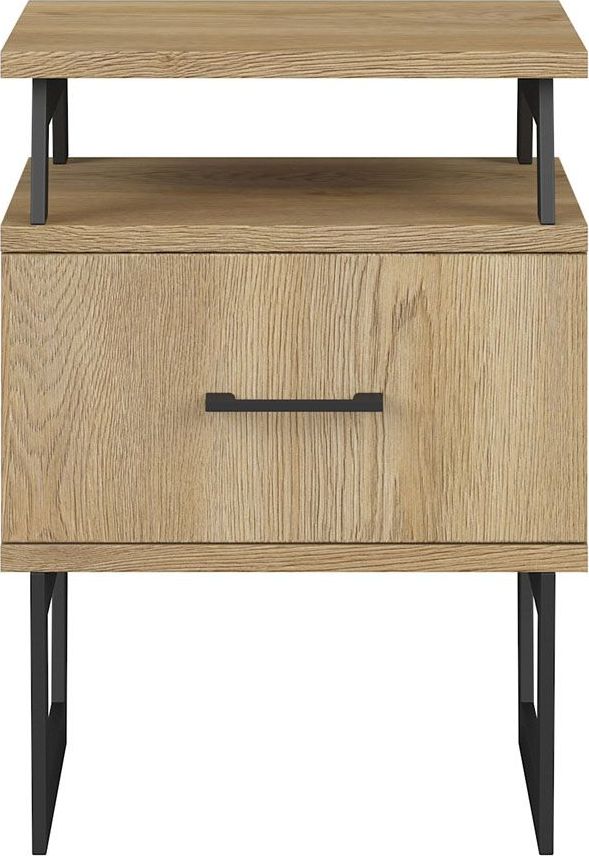 Elior Drewniana szafka nocna z szufladą - Bahama 16X