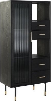 DKD Home Decor Ekspozytor stojący DKD Home Decor Szkło MDF (70 x 38 x 145 cm)