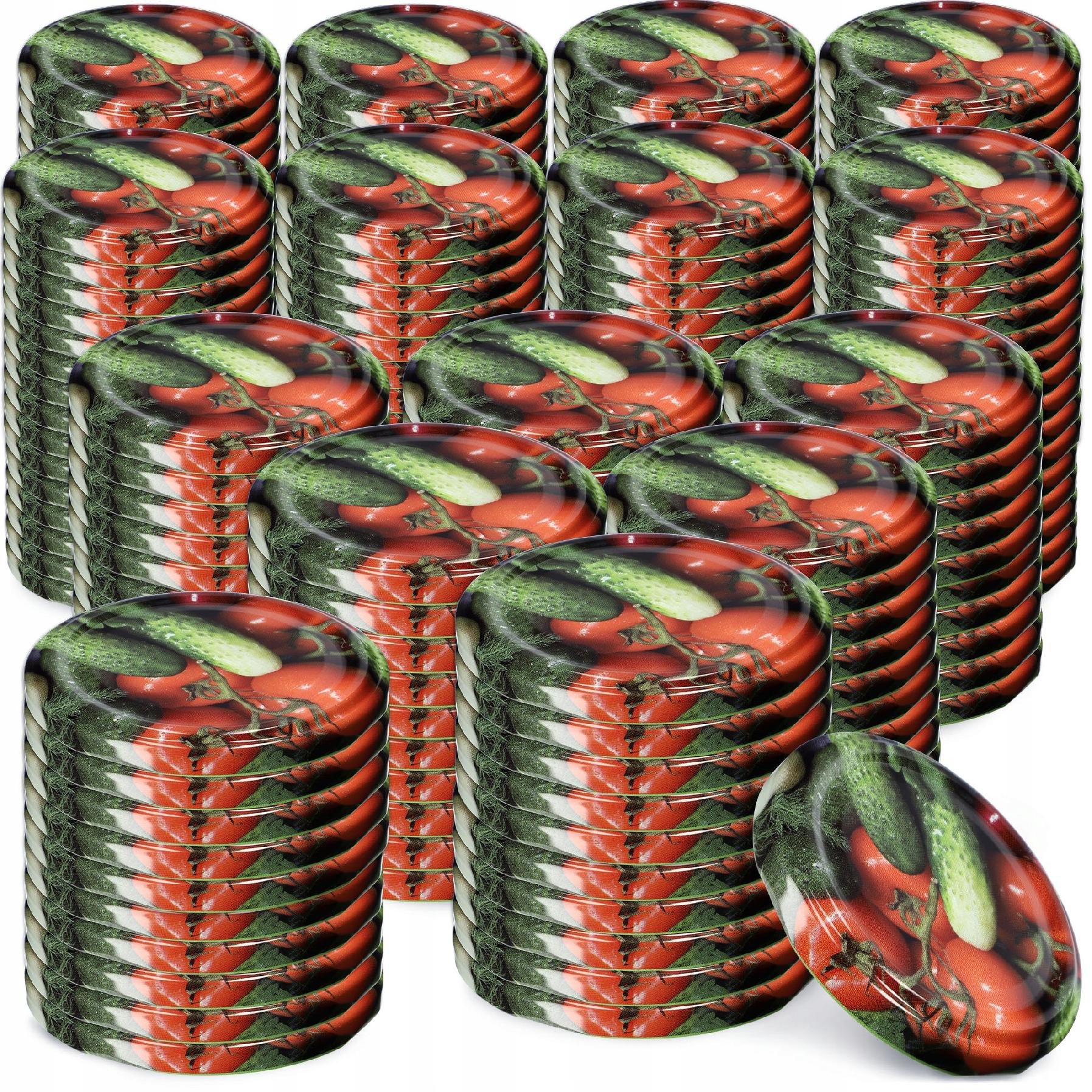 KADAX 200x Zakrętki Do Słoików Fi 82 Nakrętki Na Słoiki Wieczka Przetwory