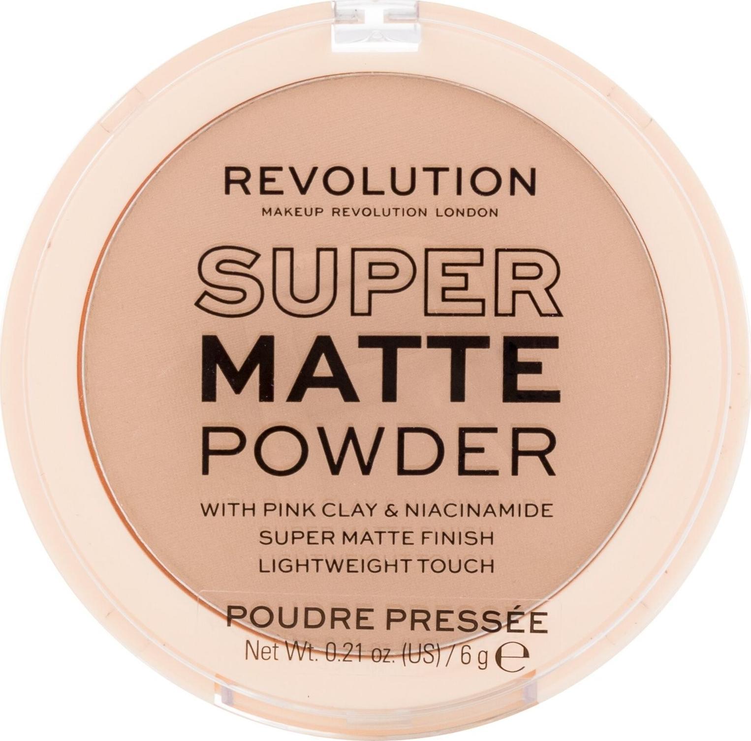 Makeup Revolution Makeup Revolution Super Matte Pressed Powder Puder matujący - Tan 6g