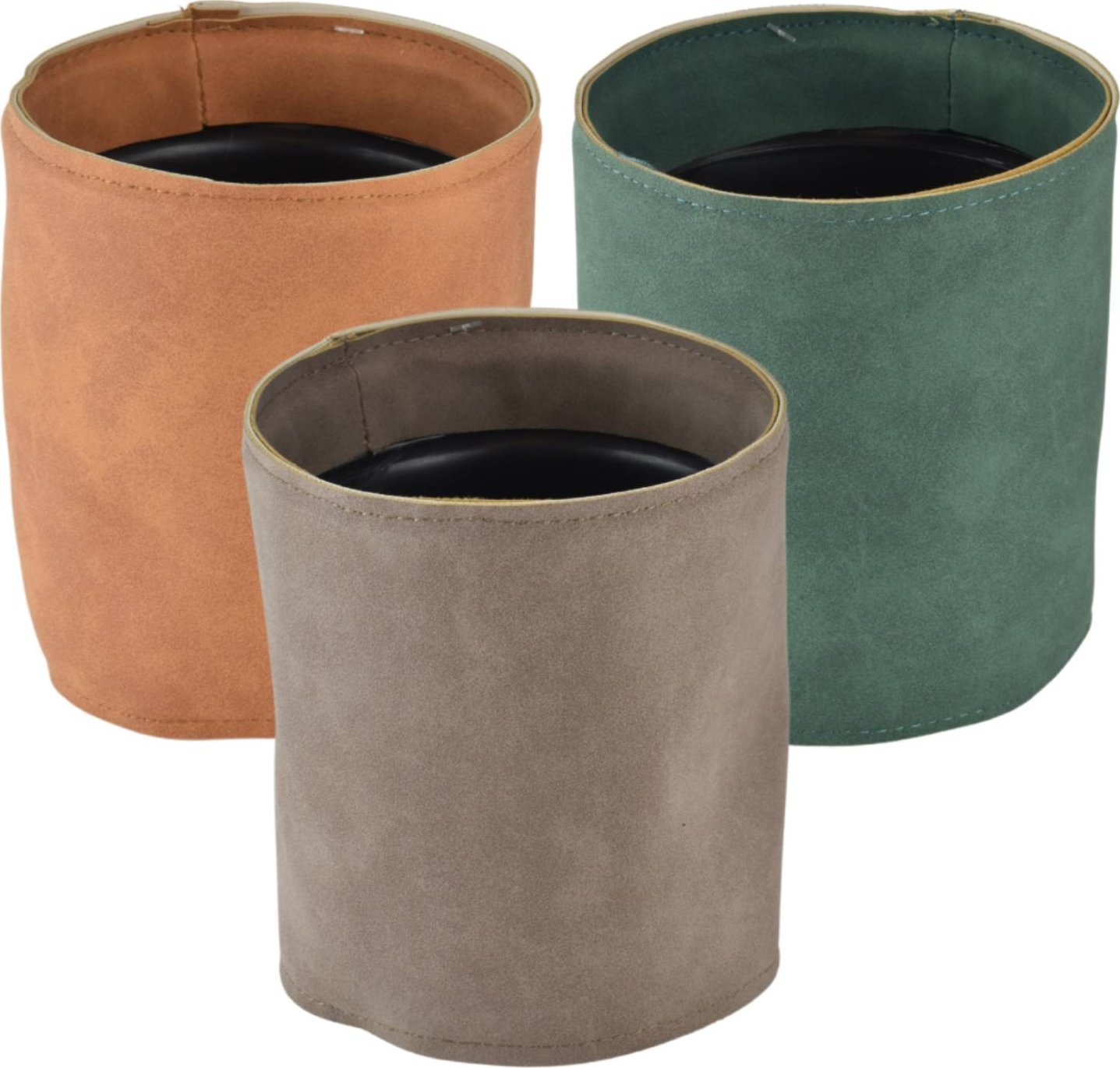 Tajemniczy ogród Doniczka w skórzanej osłonce, 12,5 cm, kolory