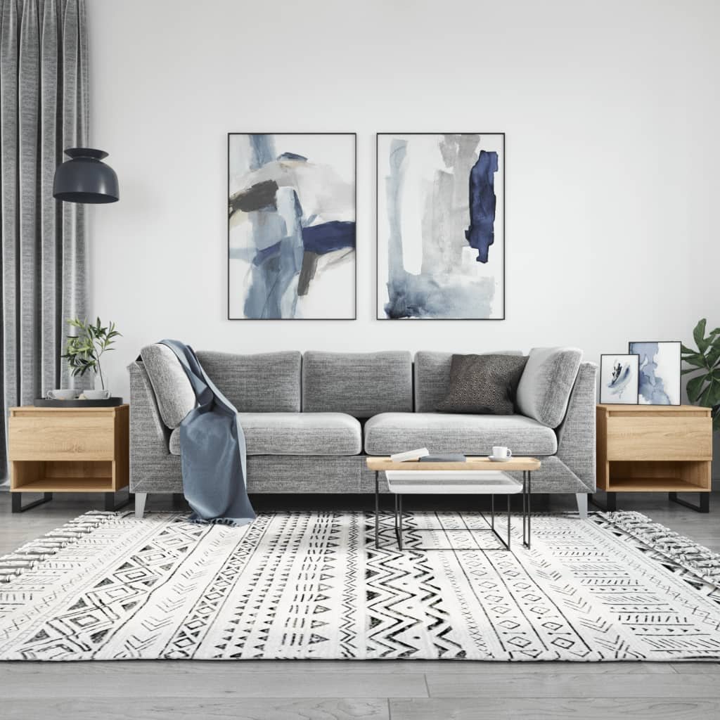 vidaXL vidaXL Stoliki kawowe, 2 szt., dąb sonoma, 50x46x50 cm