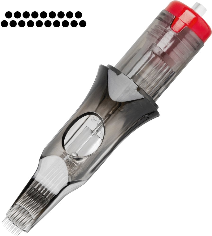 Cartridge do tatuażu El Cartel V2 - 0.35 19RM LongTaper 10szt.