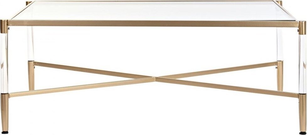 DKD Home Decor Stolik DKD Home Decor Metal Akryl Glamour (120 x 70 x 45 cm)