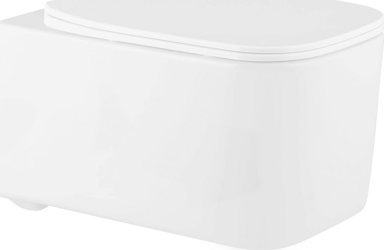 Miska WC Mexen Mexen Elis miska wc Rimless z deską wolnoopadającą slim, duroplast, biała - 30910600