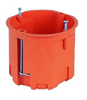 Simet Puszka podtynkowa P60DF 60mm regips głęboka pomarańczowa - 31074008