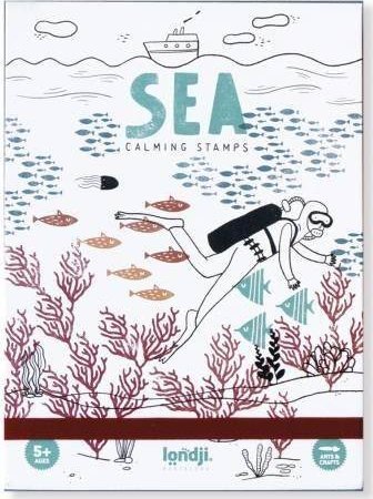 Londji Londji - stempelki drewniane z arkuszami - morze