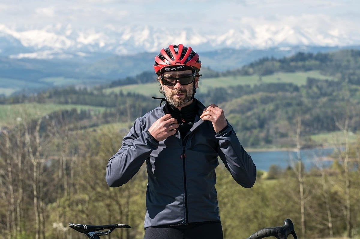 Kurtka męska Attiq Tecno Wind szara r. 2XL