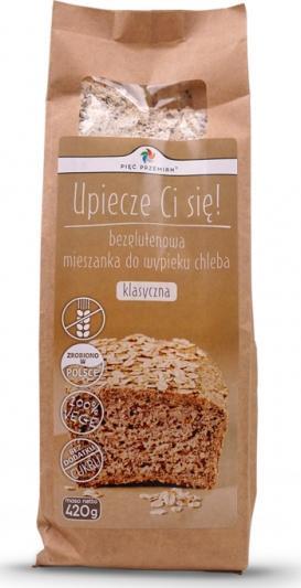 PIĘĆ PRZEMIAN Bezglutenowa mieszanka do wypieku chleba klasyczna Pięć Przemian, 420g