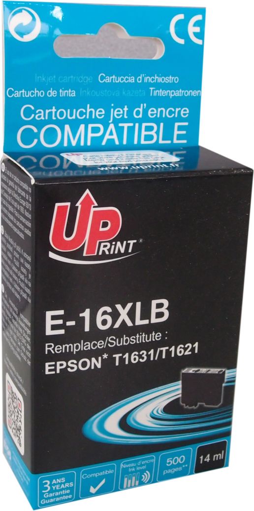 Tusz UPrint Tusz E-16XLB / C13T16314010 (Black)