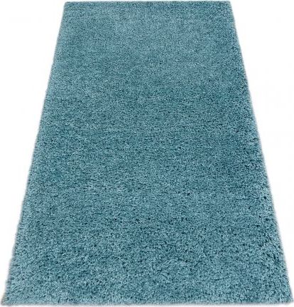 Dywany Łuszczów Dywan SUPREME 51201090 shaggy 5cm turkus, 60x115 cm