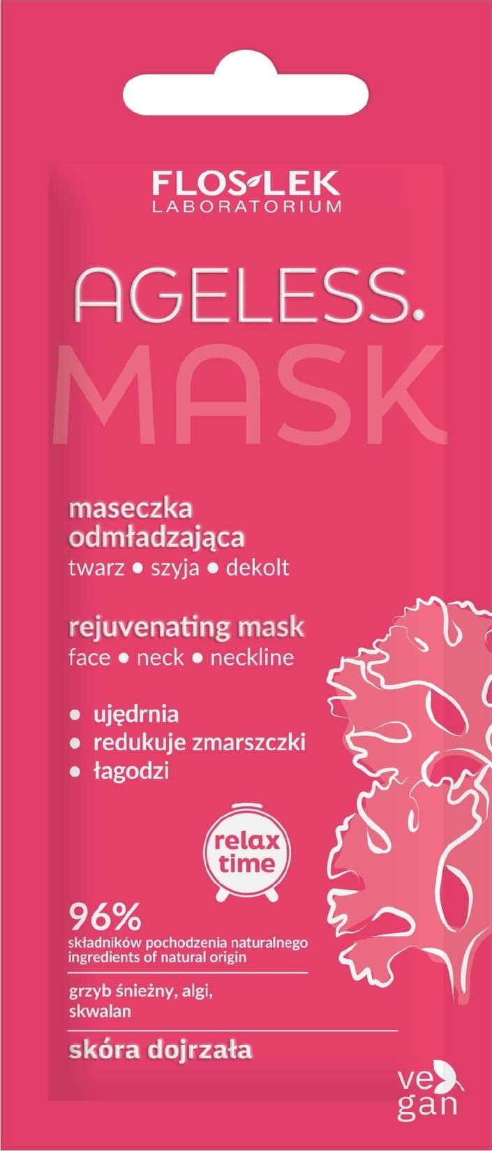 Floslek Relax Time Maseczka odmładzająca Ageless na twarz,szyję i dekolt 6ml