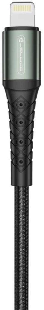 Kabel USB Jellico USB-C - Lightning 1 m Czarny (6974929201609)