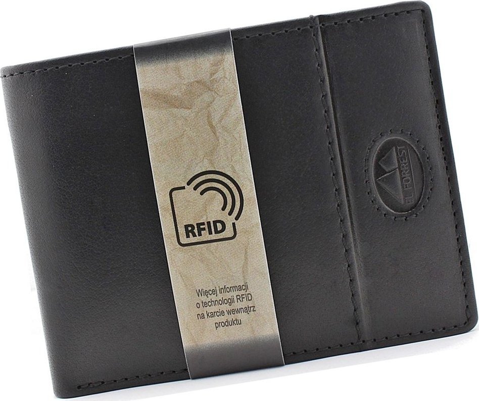 EL FORREST Skórzany elegancki męski portfel EL FORREST z RFID NoSize