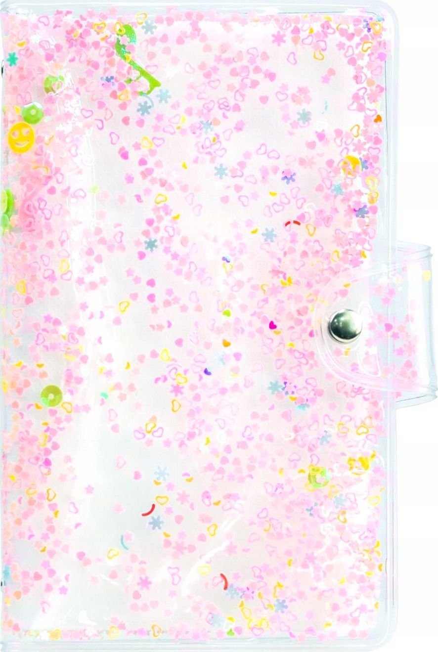 LoveInstant Album Na Zdjęcia Do Fujifilm Instax Mini 7 8 9 11 / Cekiny Różowe