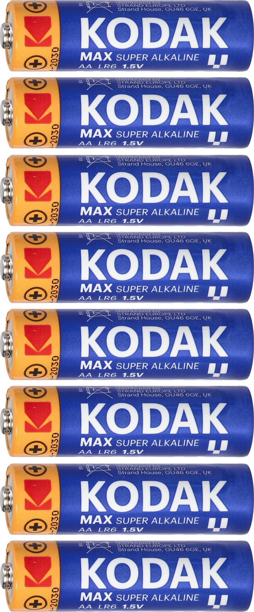 Orno Baterie Kodak MAX Alkaline AA LR6, 4+4 szt.